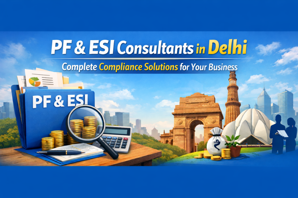 PF & ESI Consultants in Delhi – Complete Compliance Solutions for Your Business